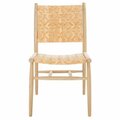 Safavieh Adira Rattan Dining Chair, All Natural, 2PK DCH1202A-SET2